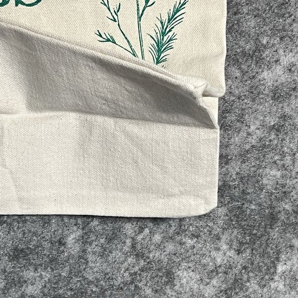 Garden Herbs Cotton Canvas Tote Reusable Tote Bag Martha Stewart 100% Cotton - Picture 13 of 17